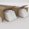Ekena Millwork 94H x 5/8T Adjustable PVC Slat Wall Panel Kit w/ 2W Slats, Unfinished contains 22 Slats SWP66X94X0625UN - alternate 6